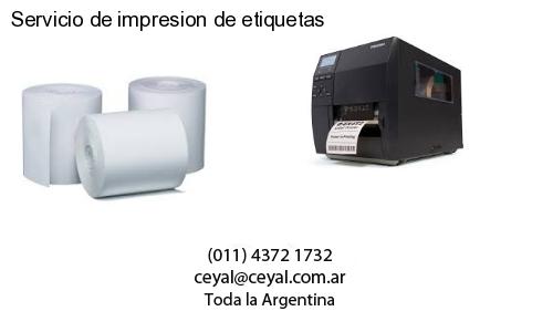 100 x 75 Termicas  x 1000 etiquetas – Argentina