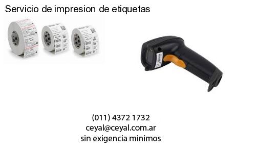 100 x 100 Termicas  x 1000 etiquetas – Argentina