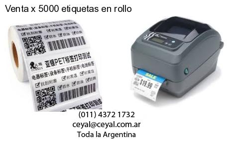 38 x 12 OPP  x 1000 etiquetas – Argentina