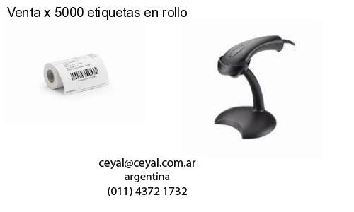 110 X 50 Termicas  x 1000 etiquetas – Argentina