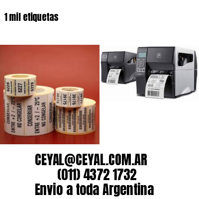 1 mil etiquetas