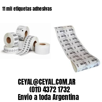 11 mil etiquetas adhesivas
