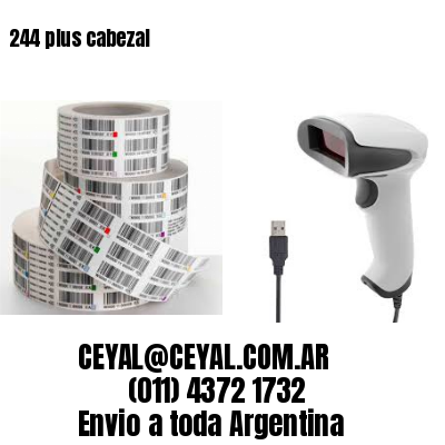244 plus cabezal