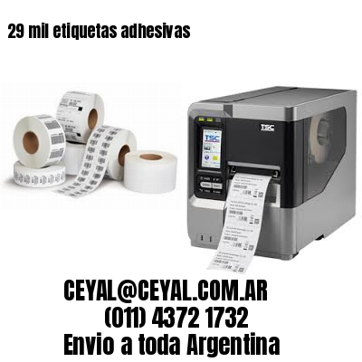 29 mil etiquetas adhesivas
