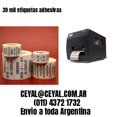 39 mil etiquetas adhesivas
