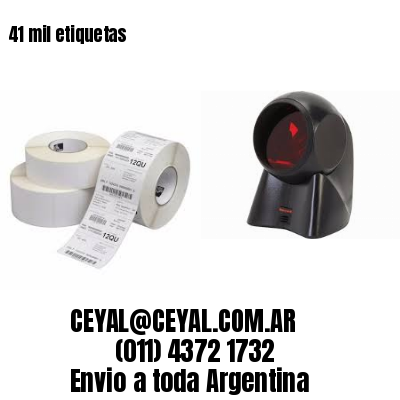 41 mil etiquetas