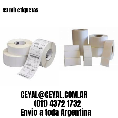 49 mil etiquetas
