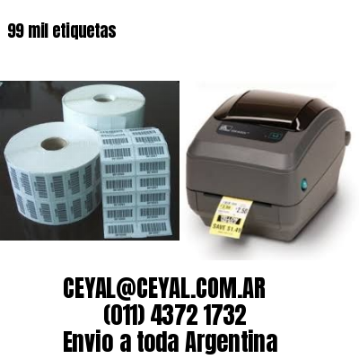 99 mil etiquetas