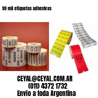 99 mil etiquetas adhesivas