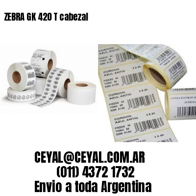 ZEBRA GK 420 T cabezal
