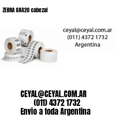 ZEBRA GK420 cabezal