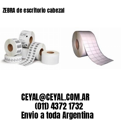 ZEBRA de escritorio cabezal