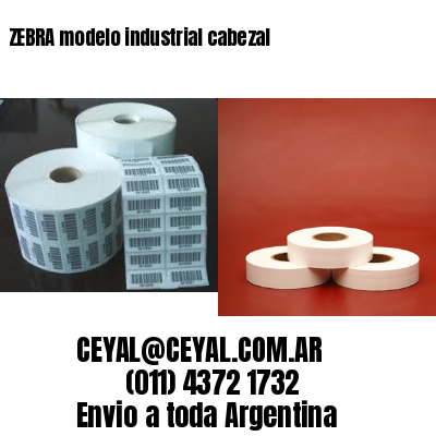 ZEBRA modelo industrial cabezal