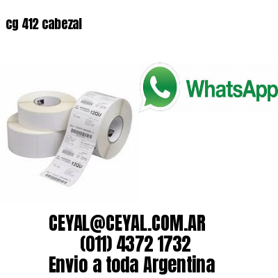 cg 412 cabezal