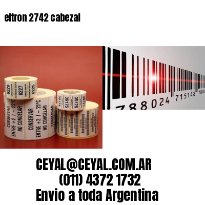 eltron 2742 cabezal