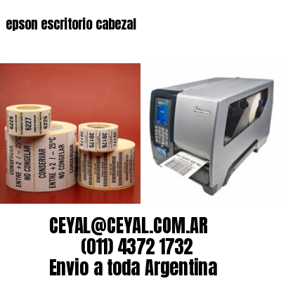epson escritorio cabezal