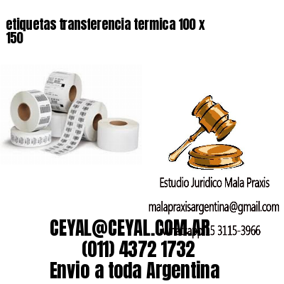 etiquetas transferencia termica 100 x 150