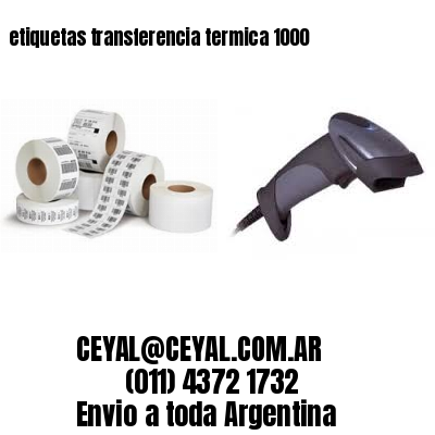 etiquetas transferencia termica 1000