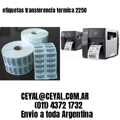 etiquetas transferencia termica 2250