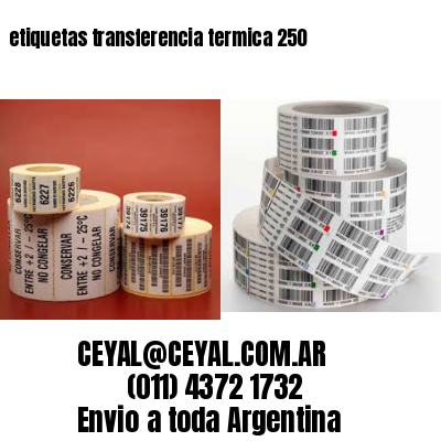 etiquetas transferencia termica 250