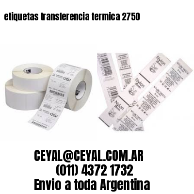 etiquetas transferencia termica 2750