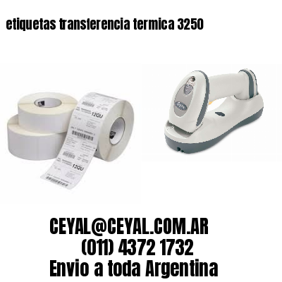 etiquetas transferencia termica 3250