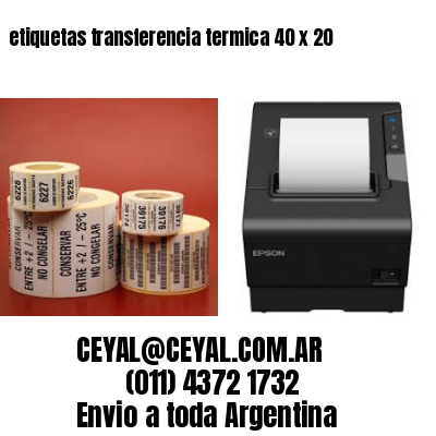etiquetas transferencia termica 40 x 20