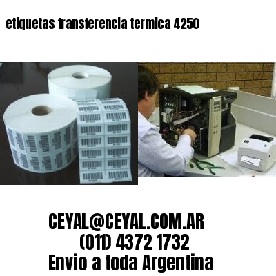etiquetas transferencia termica 4250