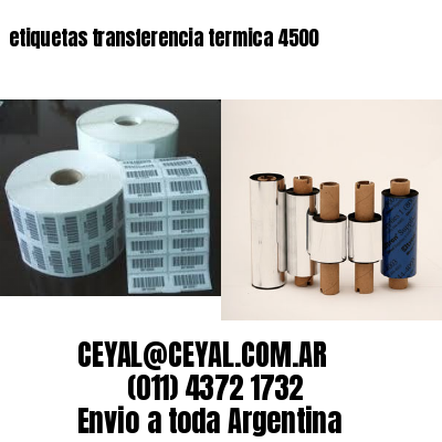 etiquetas transferencia termica 4500