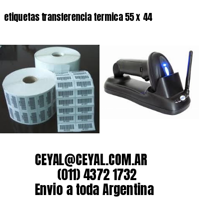 etiquetas transferencia termica 55 x 44