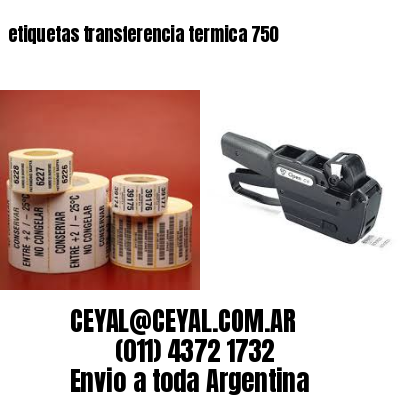 etiquetas transferencia termica 750