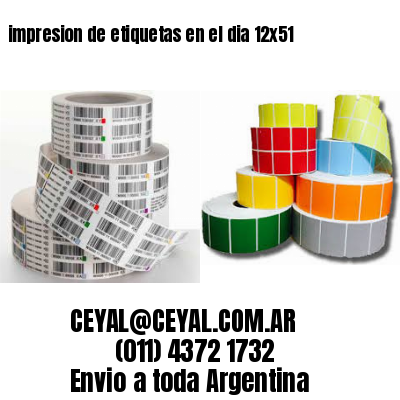 impresion de etiquetas en el dia 12×51