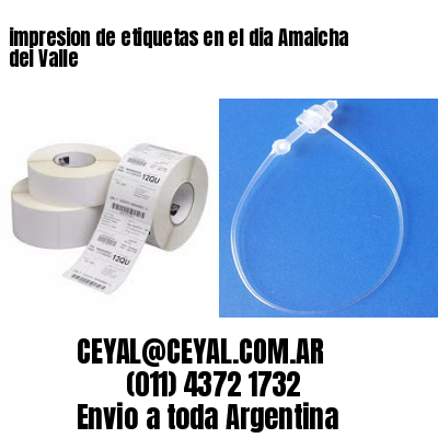 impresion de etiquetas en el dia Amaicha del Valle
