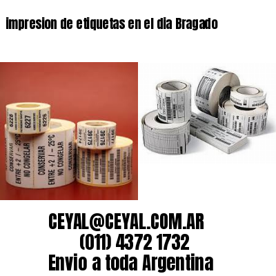 impresion de etiquetas en el dia Bragado