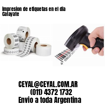 impresion de etiquetas en el dia Cafayate