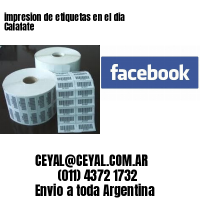 impresion de etiquetas en el dia Calafate