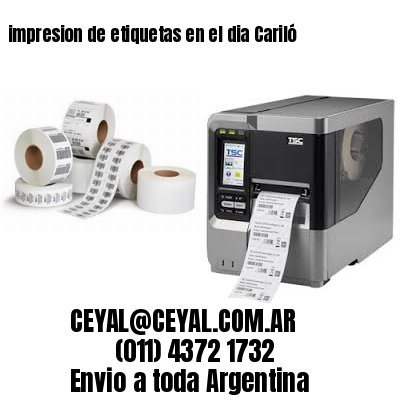 impresion de etiquetas en el dia Cariló