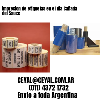impresion de etiquetas en el dia Cañada del Sauce