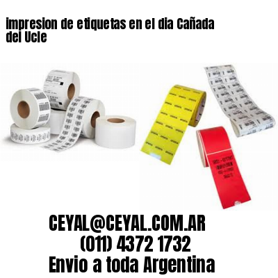 impresion de etiquetas en el dia Cañada del Ucle