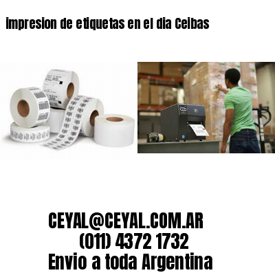 impresion de etiquetas en el dia Ceibas
