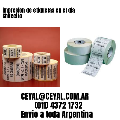 impresion de etiquetas en el dia Chilecito