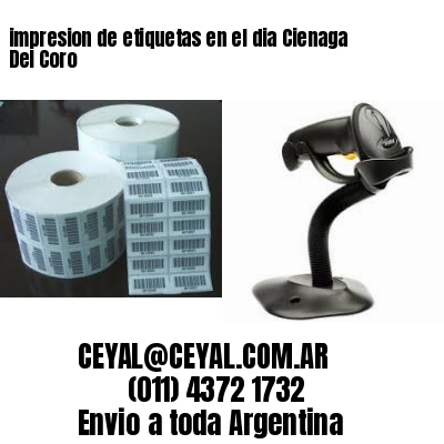 impresion de etiquetas en el dia Cienaga Del Coro
