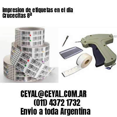 impresion de etiquetas en el dia Crucecitas 8ª