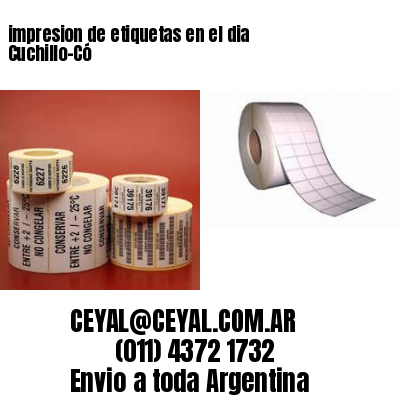 impresion de etiquetas en el dia Cuchillo-Có