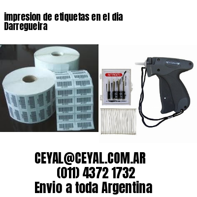 impresion de etiquetas en el dia Darregueira