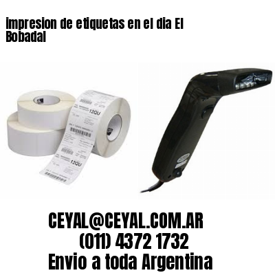 impresion de etiquetas en el dia El Bobadal
