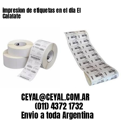 impresion de etiquetas en el dia El Calafate