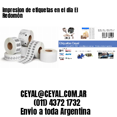 impresion de etiquetas en el dia El Redomón