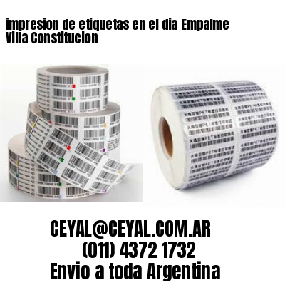 impresion de etiquetas en el dia Empalme Villa Constitucion