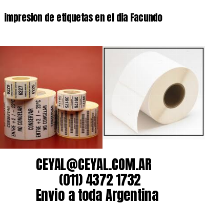 impresion de etiquetas en el dia Facundo